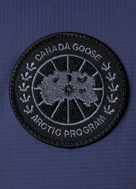Canada Goose Lodge gewatteerde bodywarmer met ritszakken - detail 6 staalblauw