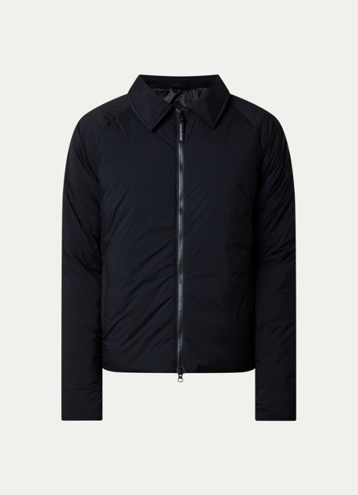 Canada Goose Lodge gewatteerde jack met donsvulling en ritszakken - voorkant 5 zwart