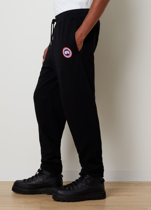 Canada Goose Loon tapered fit joggingbroek met logo en steekzakken - detail 2 zwart