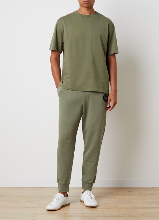 Canada Goose Loon tapered fit joggingbroek met logo - voorkant 6 groen