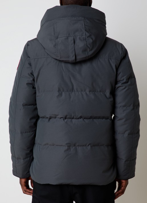 Canada Goose Macmillan gewatteerde parka met donsvulling en steekzakken - achterkant 6 donkergrijs