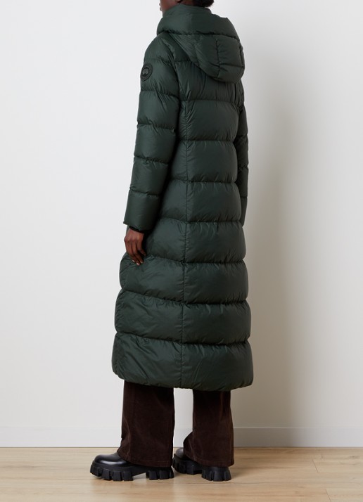 Canada Goose Mystique gewatteerde parka met steekzakken - achterkant 6 groen