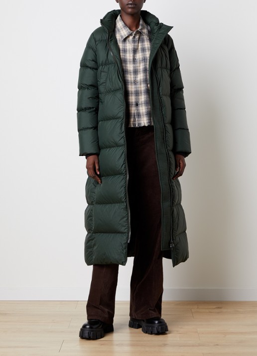 Canada Goose Mystique gewatteerde parka met steekzakken - voorkant 5 groen
