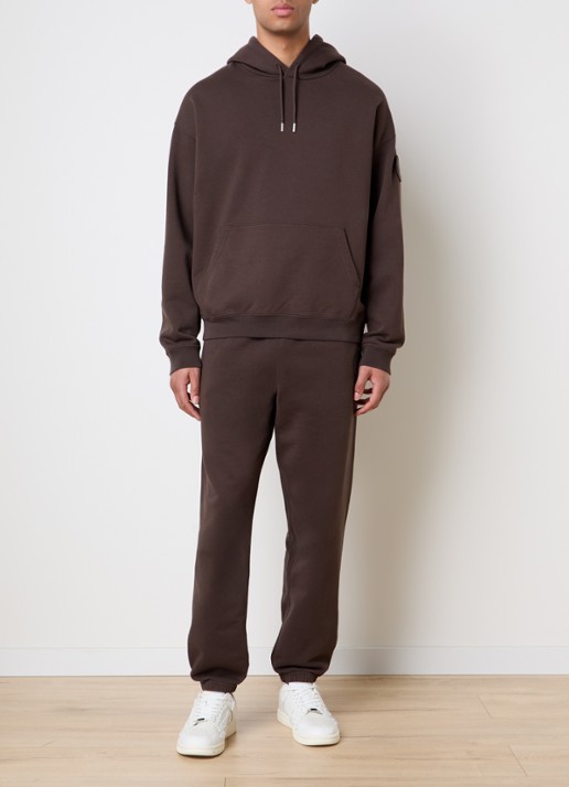 Canada Goose Rove hoodie met logo - voorkant 2 roodbruin