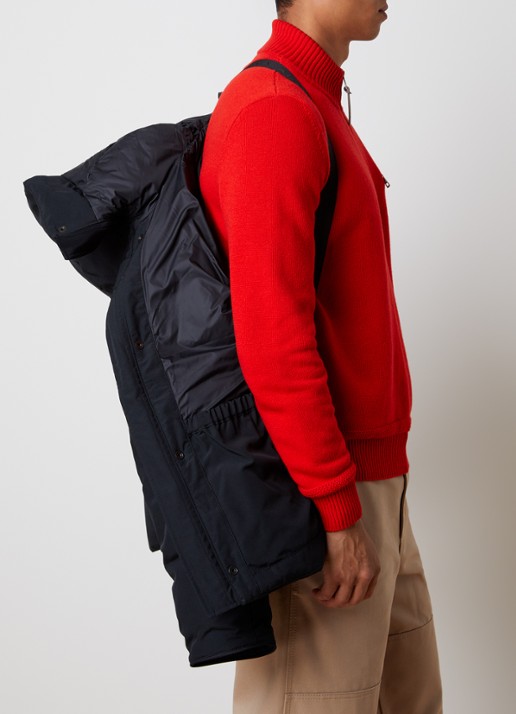 Canada Goose Seymour gewatteerde parka met donsvulling en capuchon - detail 5 zwart