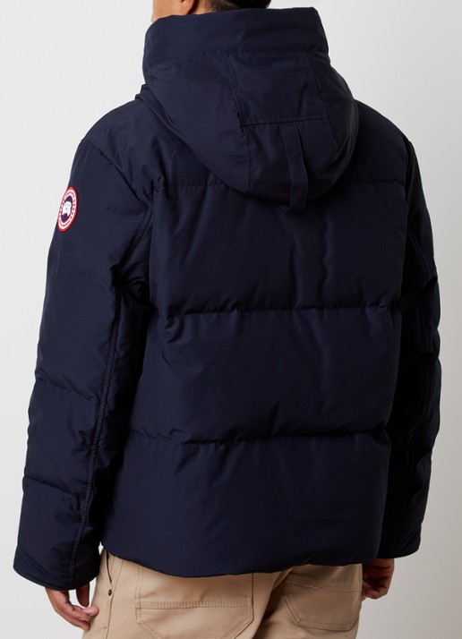 Canada Goose Seymour gewatteerde parka met donsvulling en capuchon - achterkant 6 donkerblauw