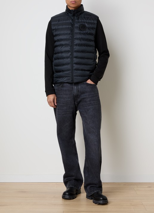 Canada Goose Stratus bodywarmer met logo - voorkant 6 zwart