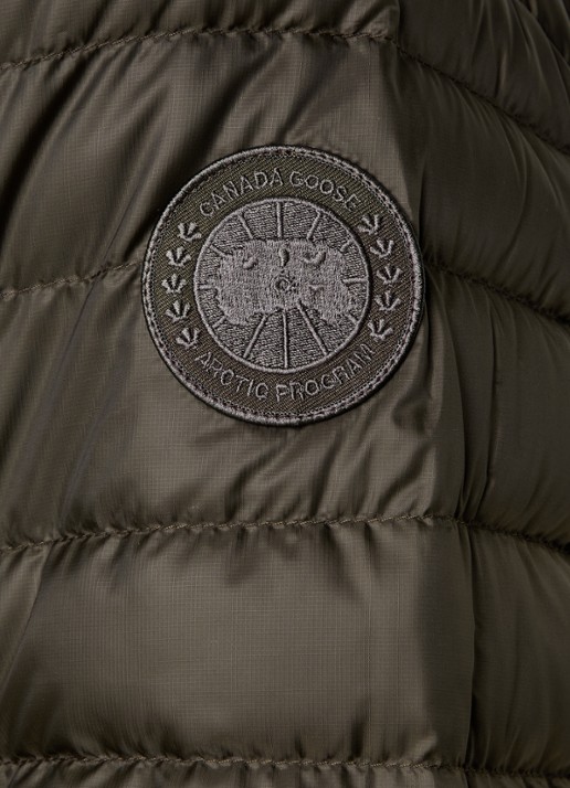 Canada Goose Stratus gewatteerd jack met donsvulling  - detail 5 legergroen
