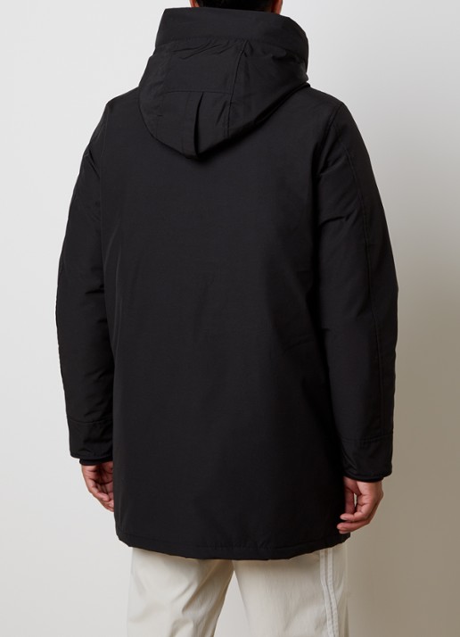 Canada Goose Wyndham gewatteerde parka met donsvulling en waterafstotende coating - achterkant 6 zwart