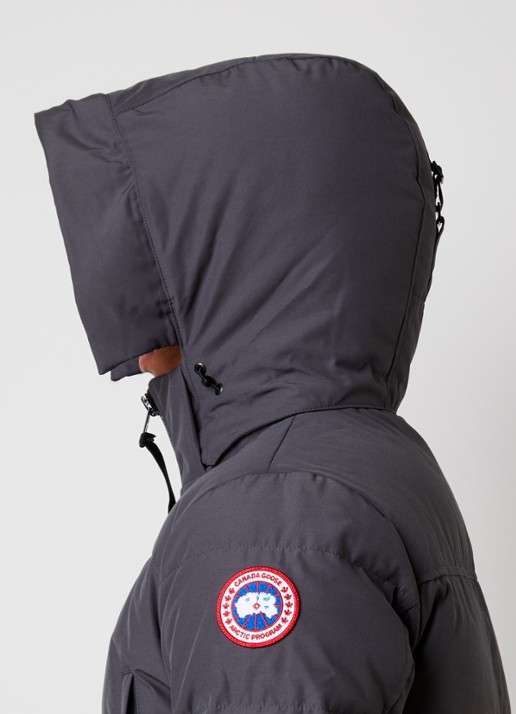 Canada Goose Wyndham gewatteerde parka met donsvulling en waterafstotende coating - detail 5 donkergrijs