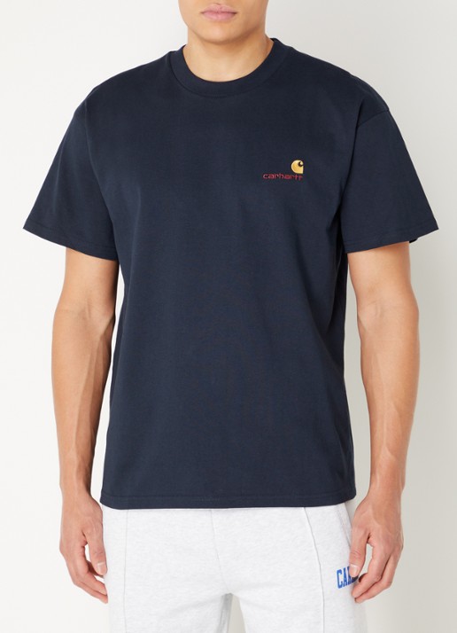 Carhartt WIP American Script T-shirt van  katoen met logoborduring