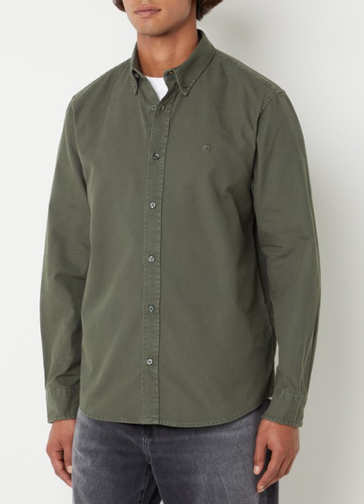 Carhartt WIP Bolton regular fit overhemd met logo