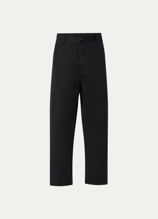 Carhartt WIP Brady loose fit broek met steekzakken - voorkant 2 zwart