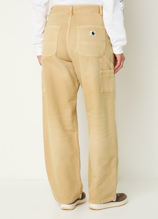 Carhartt WIP Brandon straight leg jeans met gekleurde wassing - achterkant 5 mosterd
