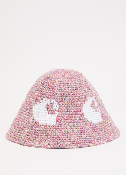 Carhartt WIP Bucket hoed met logo en gemêleerd dessin