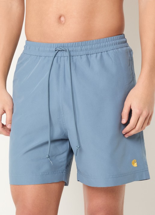 Carhartt WIP Chase zwemshorts met steekzakken en logo