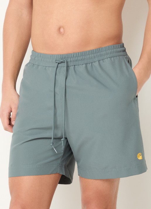 Carhartt WIP Chase zwemshorts met steekzakken en logo