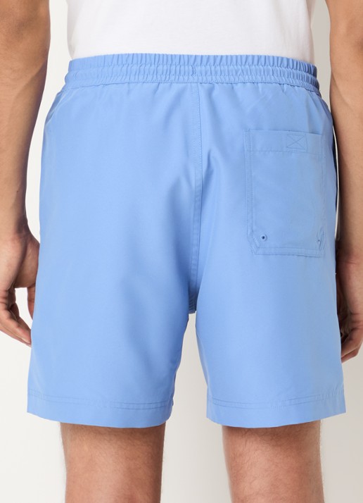 Carhartt WIP Chase zwemshorts met steekzakken - achterkant 2 blauw