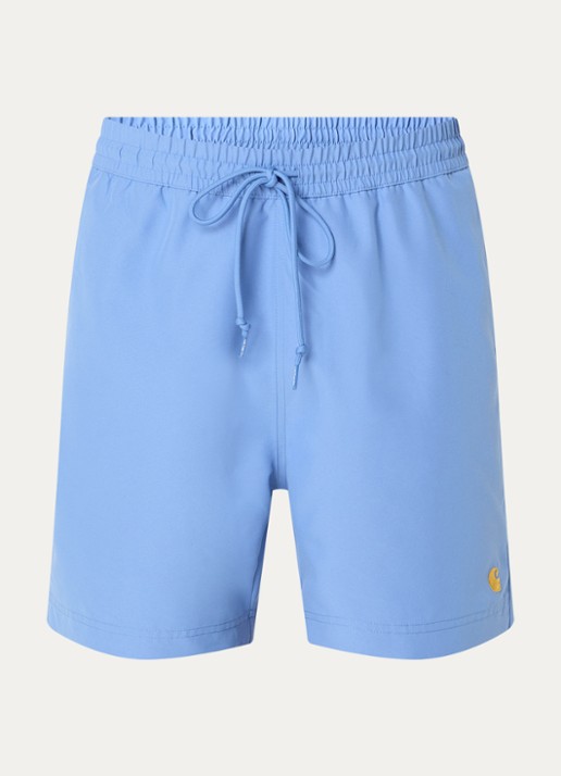 Carhartt WIP Chase zwemshorts met steekzakken - voorkant 3 blauw
