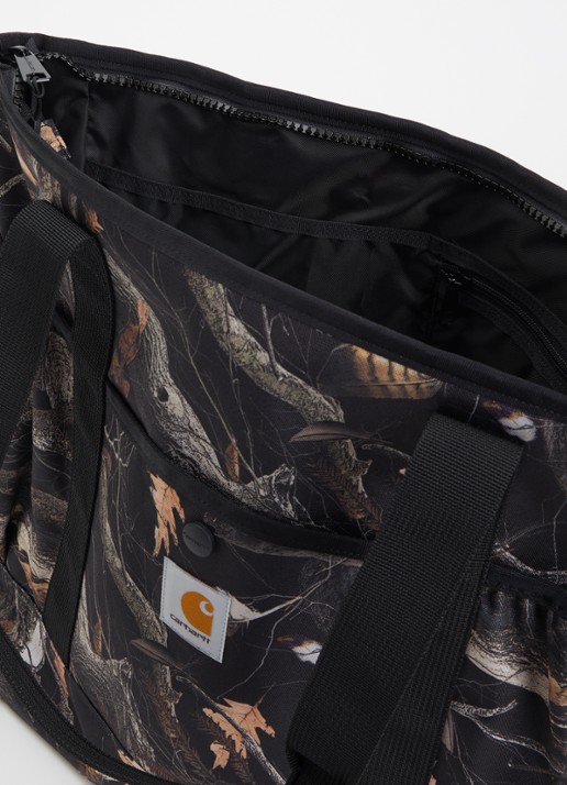 Carhartt WIP Clapton shopper met logo - detail 2 zwart
