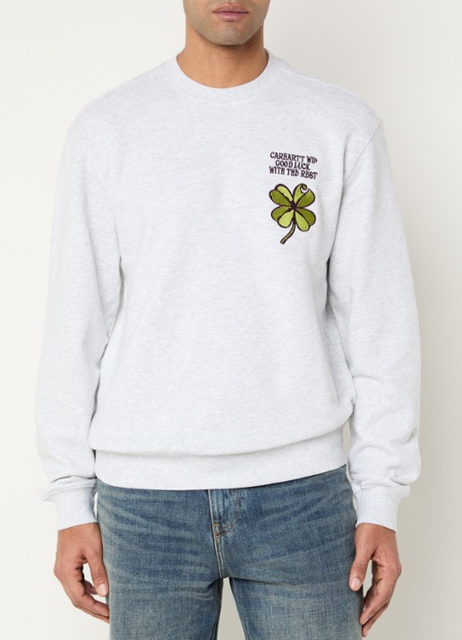 Carhartt WIP Clover sweater met logoborduring