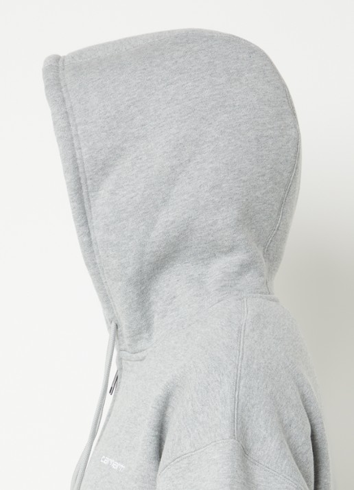 Carhartt WIP Ebbert sweatvest met logoborduring - detail 2 grijs