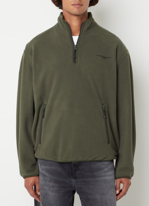 Carhartt WIP Edmore sweater van teddy met opstaande kraag