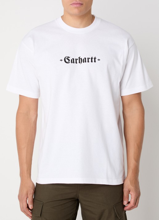 Carhartt WIP Greatest Hits T-shirt van  katoen met front- en backprint - achterkant 2 wit