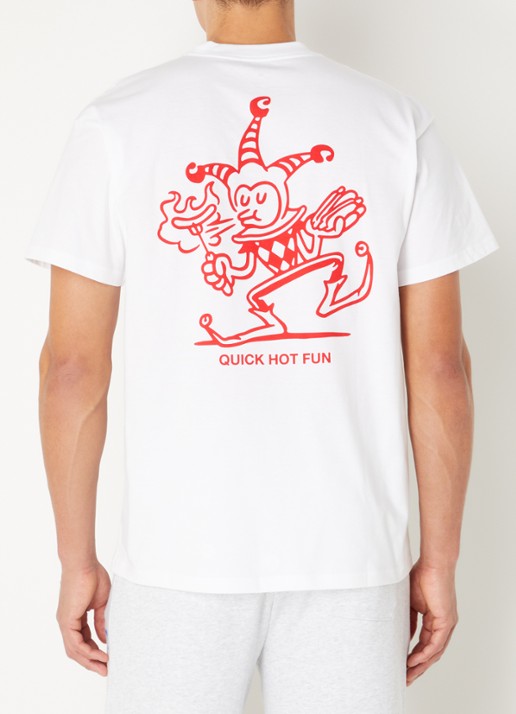 Carhartt WIP Harlequin BBQ T-shirt met logo- en backprint