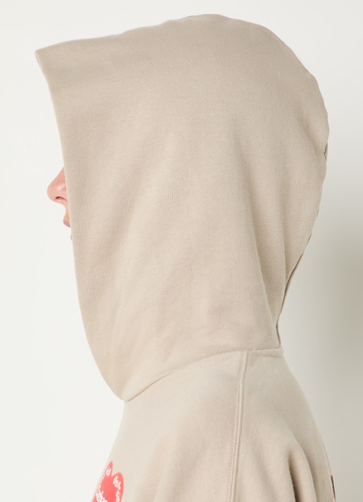 Carhartt WIP Hoodie met front- en backprint - detail 2 beige