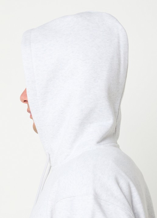 Carhartt WIP Hoodie met logoborduring - detail 5 grijsmele
