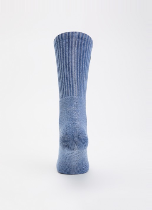 Carhartt WIP Hudson sokken met logoborduring - voorkant 2 blauw