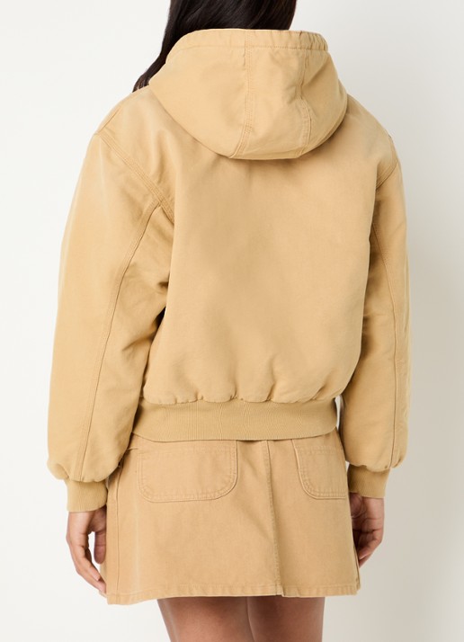 Carhartt WIP Jack met logo en steekzakken - achterkant 2 camel