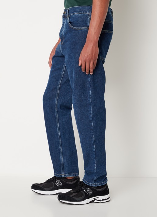 Carhartt WIP Jadon straight leg jeans met donkere wassing  - detail 2 indigo
