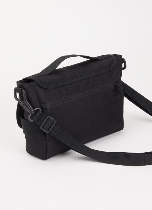 Carhartt WIP Kyle schoudertas van canvas met logo - achterkant 4 zwart