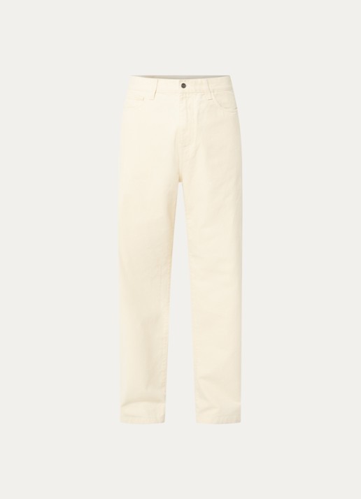 Carhartt WIP Landon tapered jeans met gekleurde wassing - voorkant 4 creme