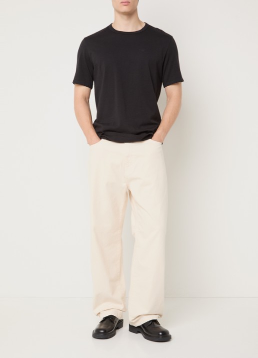 Carhartt WIP Landon tapered jeans met gekleurde wassing - voorkant 5 creme