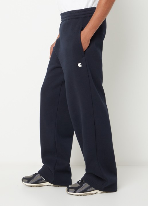 Carhartt WIP Mack wide fit joggingbroek met steekzakken - detail 2 donkerblauw