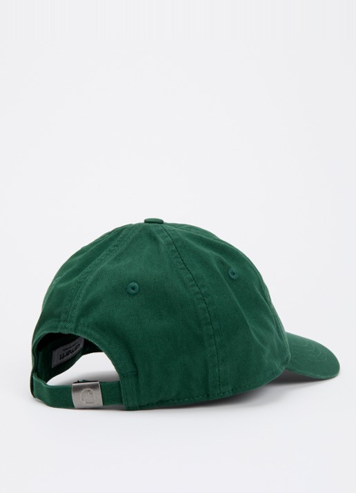 Carhartt WIP Madison pet met logoborduring  - detail donkergroen