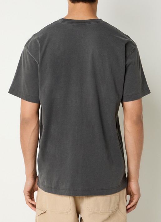 Carhartt WIP Nelson T-shirt met logo - achterkant zwart