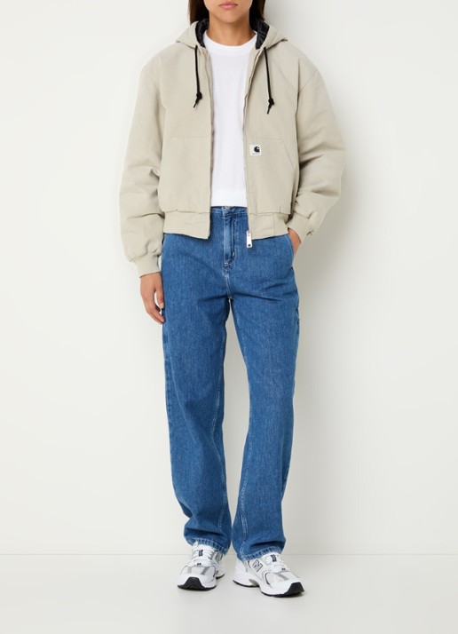Carhartt WIP OG Active jack met steekzakken - voorkant 3 gebroken wit