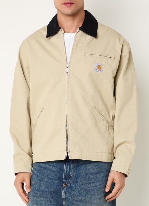 Carhartt WIP OG Detroit jack met logo en steekzakken