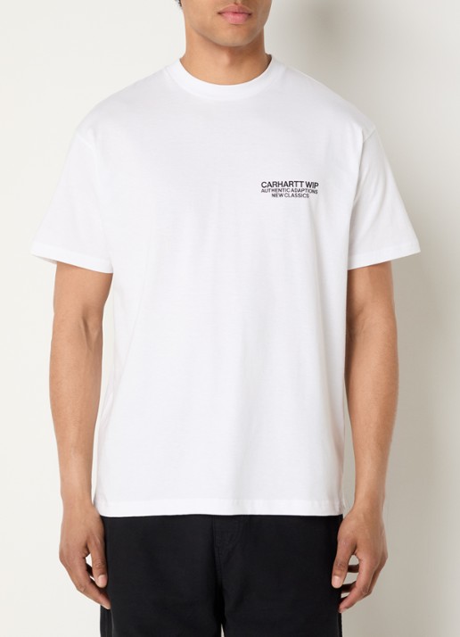 Carhartt WIP Sean Hamilton T-shirt met logo- en backprint - achterkant 3 wit