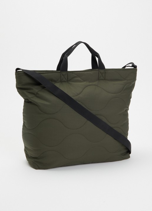 Carhartt WIP Skye shopper met logo en doorgestikte details - achterkant 5 legergroen