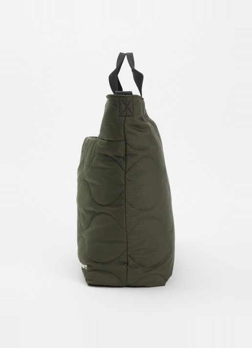 Carhartt WIP Skye shopper met logo en doorgestikte details - detail 3 legergroen