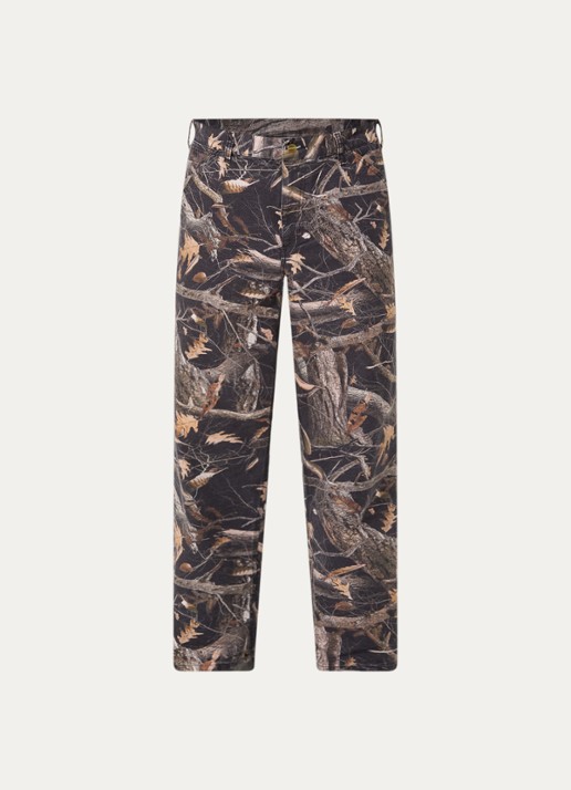 Carhartt WIP Straight fit jeans met gekleurde wassing en steekzakken - voorkant 4 zwart