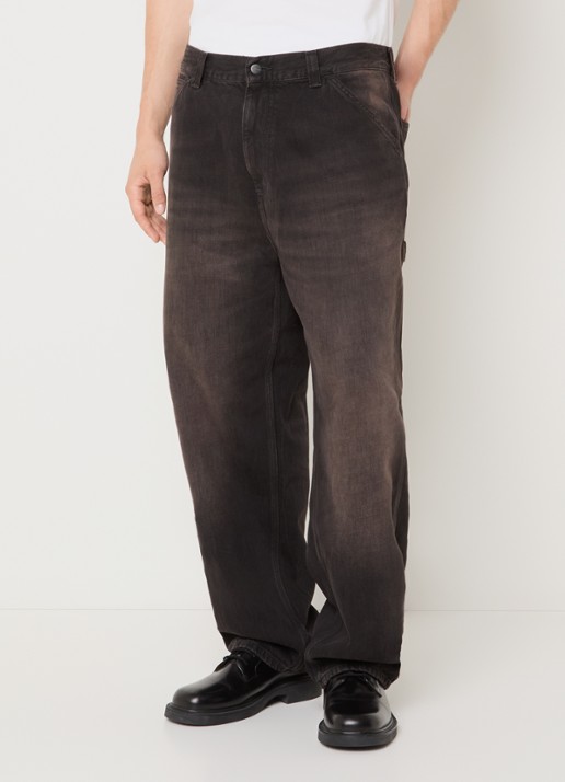 Carhartt WIP Straight leg jeans met gekleurde wassing