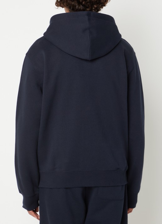 Carhartt WIP Sweatvest met capuchon - achterkant 3 donkerblauw