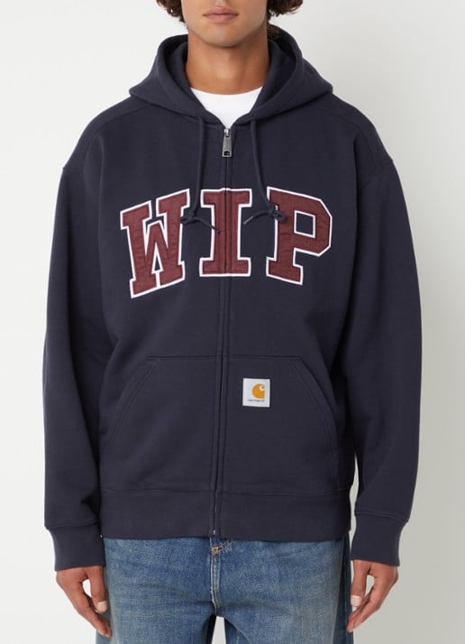 Carhartt WIP Sweatvest met logoborduring
