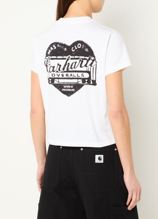 Carhartt WIP T-shirt met logo- en backprint